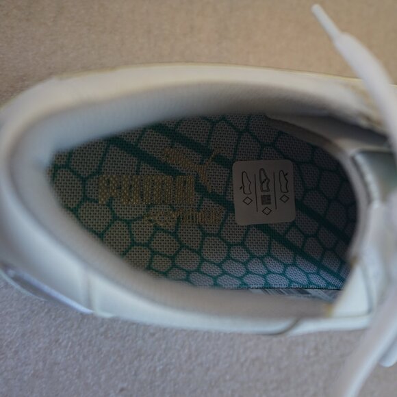 Puma Women's Biofusion Golf Shoes White/Silver Metallic/Aqua Splash, 8.5 M - Picture 15 of 16